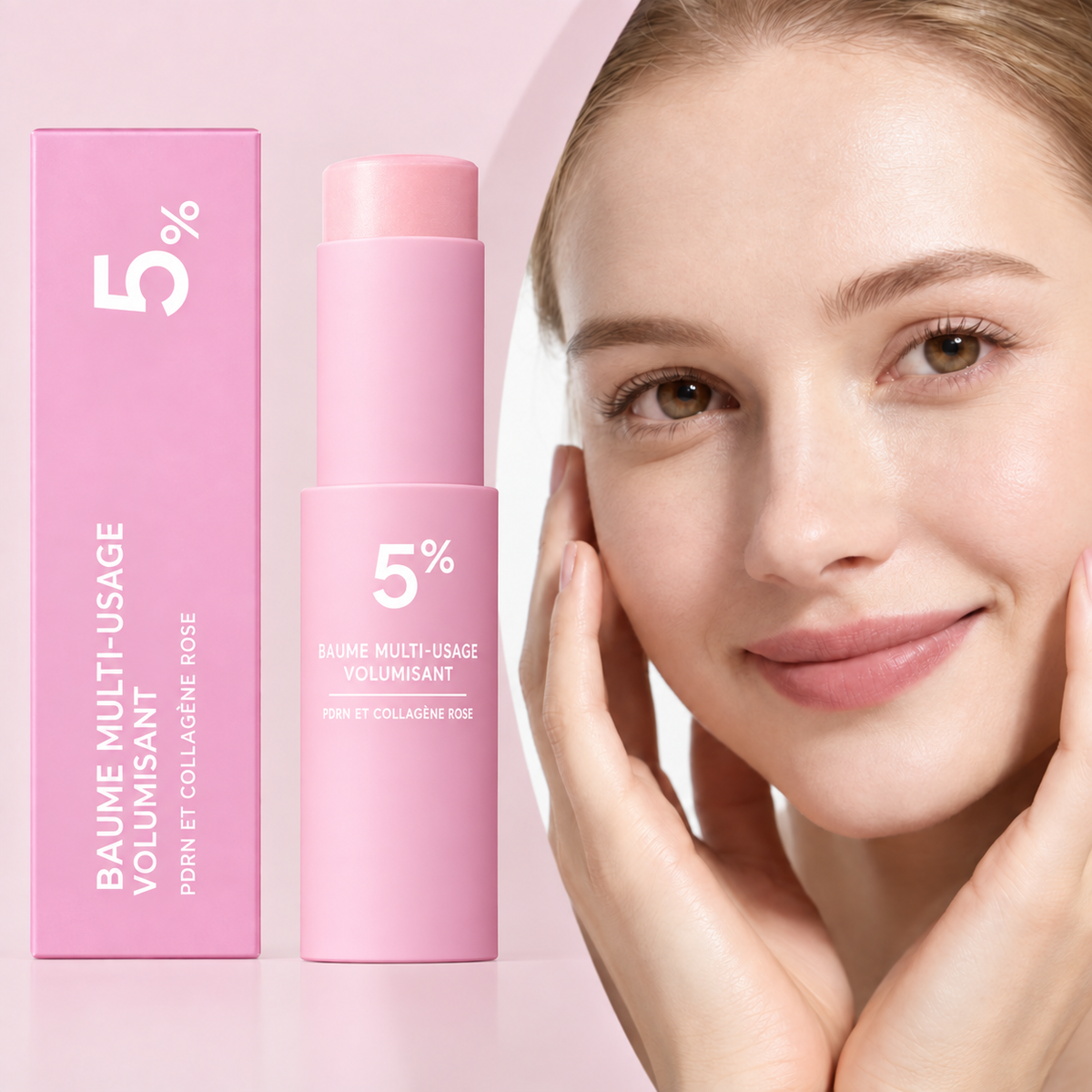 Baume PDRN & Collagène Rose