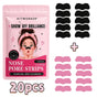 10/20Pcs Black & Pink Blackhead Remover Nose Strips, Deep Pore Cleansing Oil Control Nose Mask Patches, Unisex Facial Skin Care